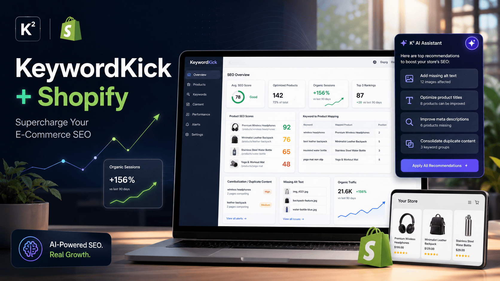 KeywordKick & Shopify Integration: How to Supercharge Your E-Commerce SEO