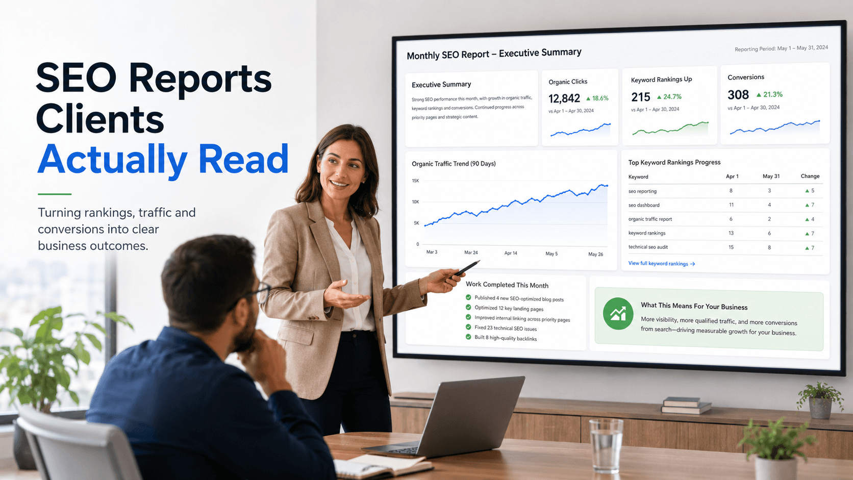 SEO Reporting for Clients: What to Include (And What to Skip)