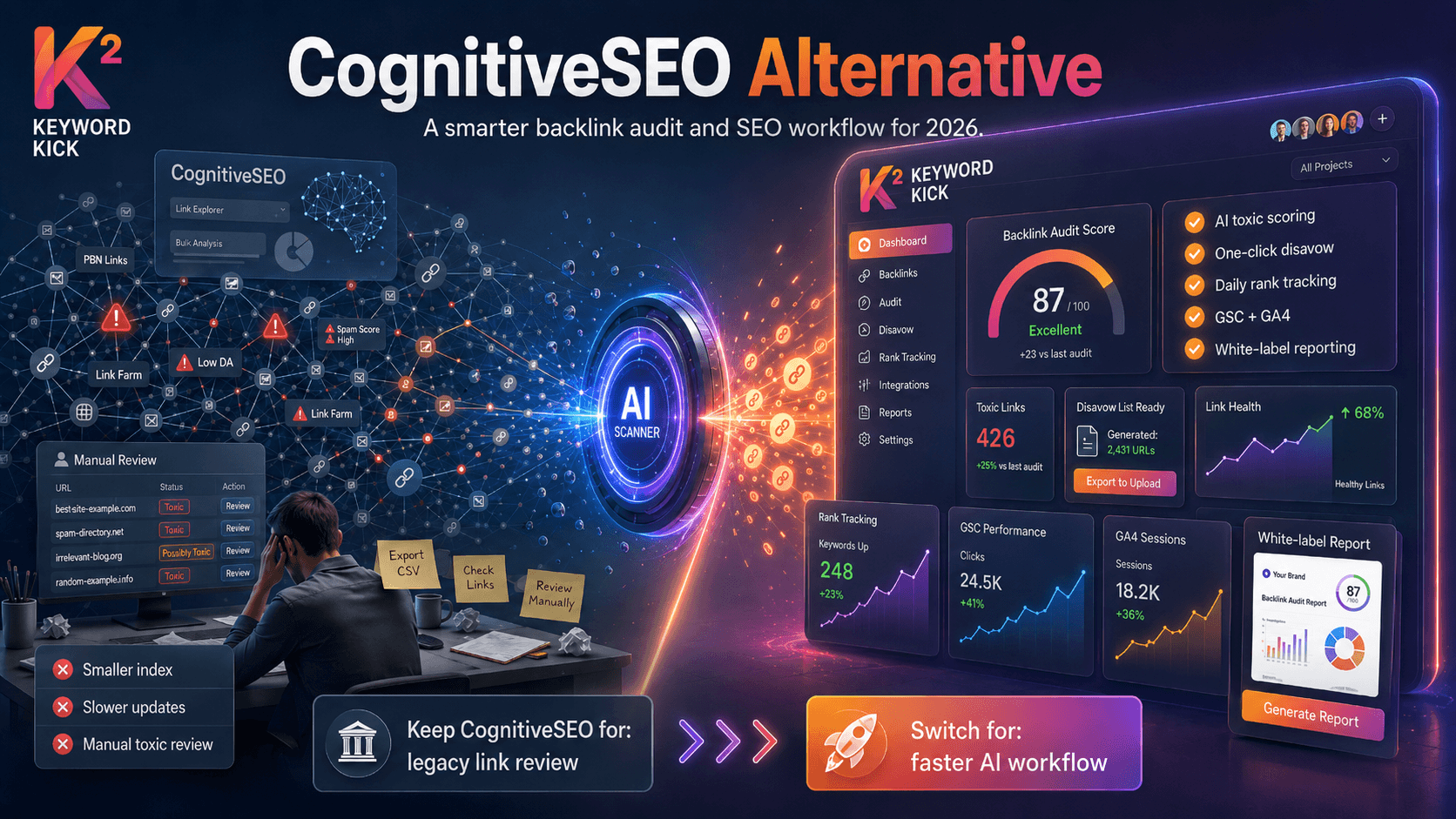 CognitiveSEO Alternative: Link Analysis Tools Compared