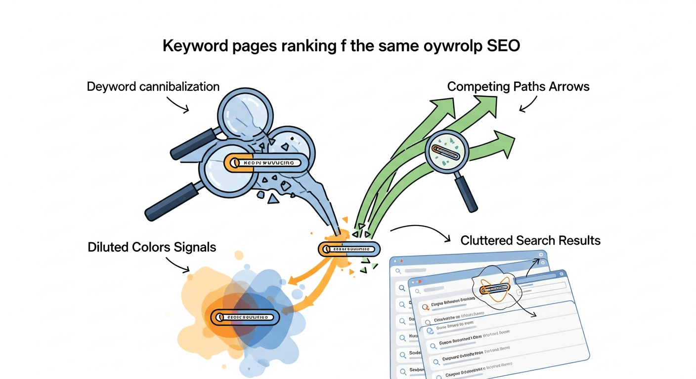 How Multiple Pages Ranking for the Same Keyword Hurt Your SEO Performance