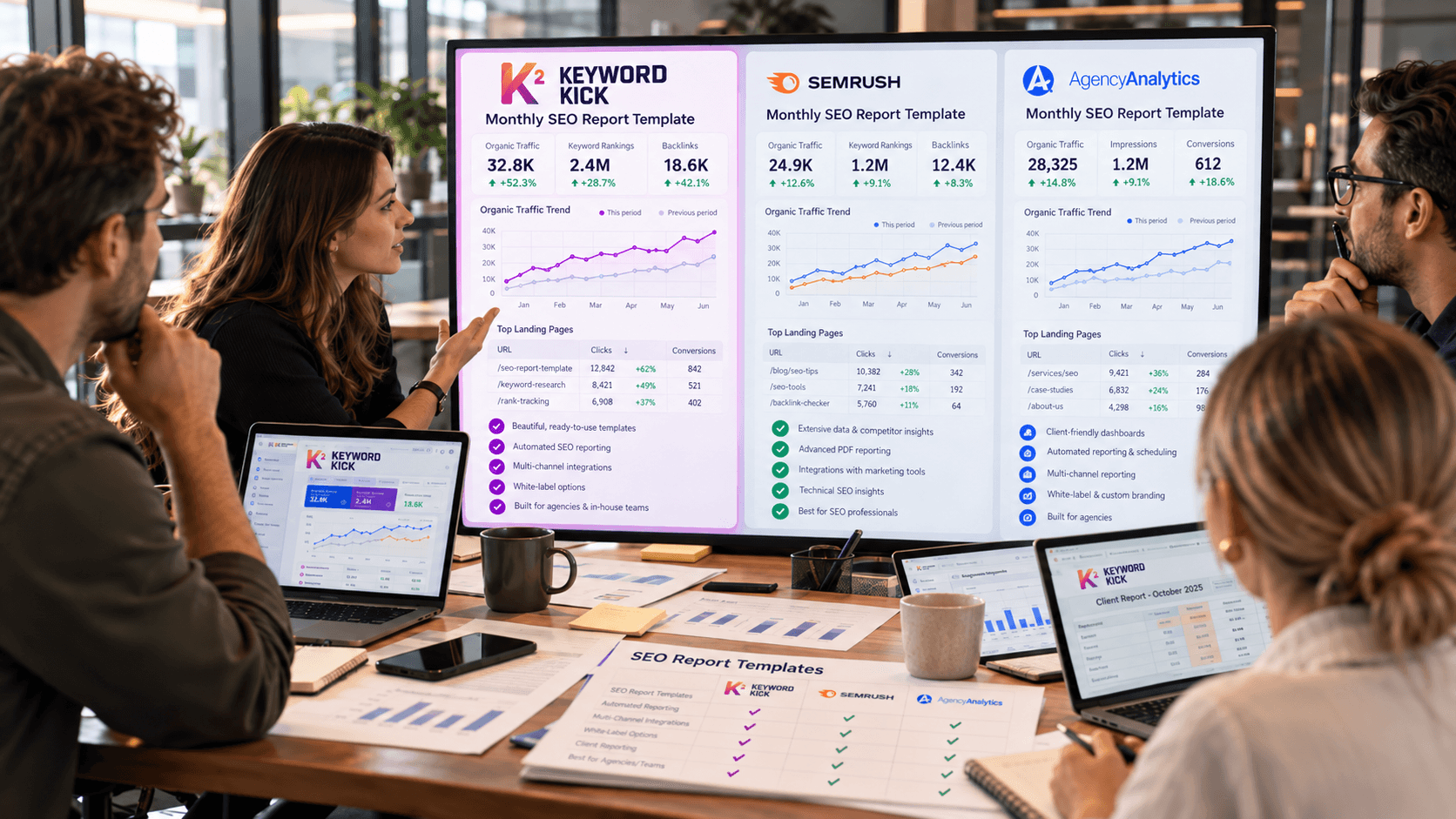 SEO Monthly Report Template: 10 Downloads Compared for 2026